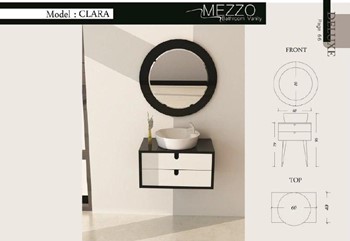 روشویی کابینت دار مزو MEZZO مدل Clara