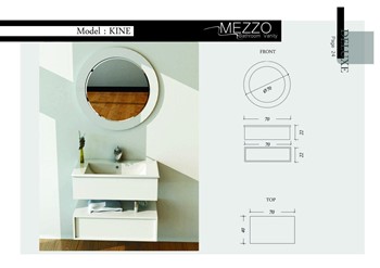 روشویی کابینت دار مزو MEZZO مدل Kine